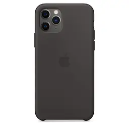 Чохол Silicone Case для Apple iPhone 11 Pro Max (Black) ААА [41564]