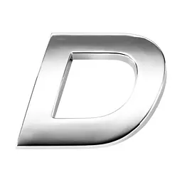3D- літера: "D" нахил мала MAK (30243)