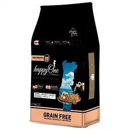 Сухой корм для собак мелких пород happyOne Mediterraneum Small Breeds Fresh Meat со свежим мясом беззерновой 7 кг