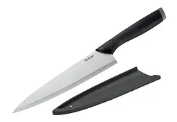 Ніж кухонний Tefal Comfort кухарський 15 см, з чохлом, нержавіюча сталь, пластик, чорний kuh0014569 - мініатюра 3