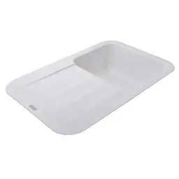 Гранітна мийка Globus Lux Ober білий 780x500 мм А0007, Білий - мініатюра 4