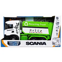 Автомодель TechnoDrive серії Mid Truck Сміттєвоз Scania зі світлом та звуком (OC-3005)
