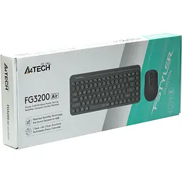 Комплект (клавіатура + миша) A4Tech Fstyler FG3200 Air2 Grey [140902] - мініатюра 7