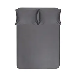 Постільна білизна сатин 210ТС Lotus Home - Brista антрацит сімейний (160x200+30см) - мініатюра 3