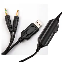 Навушники Vinga HSCU-160 Gaming LED Black (HSCU-160) - мініатюра 9