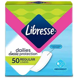 Прокладки щоденні LIBRESSE Pantyliners Classic, 50шт