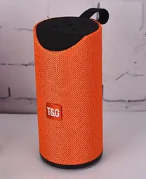 Портативна Bluetooth колонка TG-113 бездротова переносна колонка з вологозахистом бумбокс Помаранчева - мініатюра 4