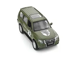 Машинка-моделька TECHNODRIVE "Шеврони Героїв" MITSUBISHI PAJERO 4WD TURBO "93 ОМБр" - мініатюра 4