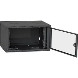 Шафа настінна Ipcom 6U, 600 x 600, RAL9005 (СН-6U-060х060-ДС-9005) - мініатюра 3