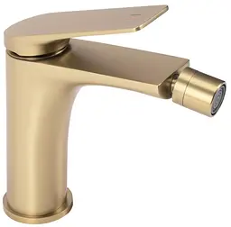 Змішувач для біде Rea Avalon brushed gold (Rea-B2701) - мініатюра 2