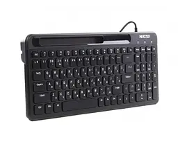 Клавіатура KB-01B-UA, Black, USB, 100 кнопок Maxxter teh0028274 - мініатюра 2