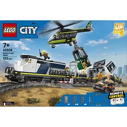 Конструктор LEGO City Пограбування поліцейського поїзда 1313 деталей (60508)