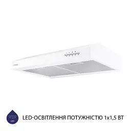 Витяжка плоска Minola HPL 512 WH - мініатюра 4
