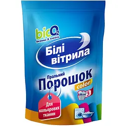 Пральний порошок Білі вітрила для кольорових тканин дой-пак 400 г