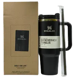 Термокухоль Stanley Quencher H2.0 Tumbler з неіржавкої сталі Black 0,88 л KT7002016