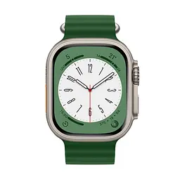 Ремінець силіконовий Hoco iWatch WA12 marine double buckle 38/40/41 mm alfalfa - мініатюра 4