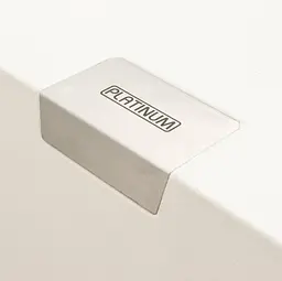 Кухонна мийка Platinum 8650 DIAMOND матова білосніжна (SP000039163) - мініатюра 4