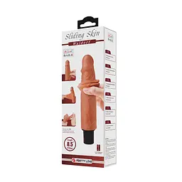 Вібратор Baile Sliding Skin Waldorf 8.5" 21.5 см коричневий - мініатюра 9