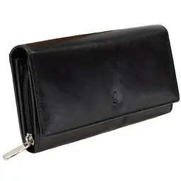 Гаманець жіночий шкіряний Semi Line RFID Black (P8264-0) (DAS303151)