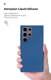 Чехол ArmorStandart ICON для Samsung S24 Ultra темно-синий (ARM72497) - мініатюра 7