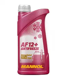 Антифриз MANNOL AF12 + Concentrated Longlife Antifreeze концентрат -80 ° C червоний 1л MN4112-1