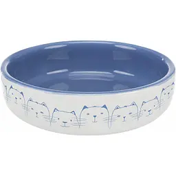 Миска для котів коротконосих порід Trixie 0,3 л / 15 см (керамічна)