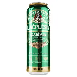 Уцінка. Пиво Lacplesis Gaisais світле, 5%, з/б, 0.568 л