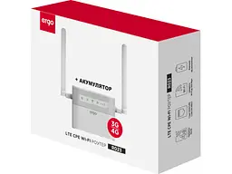Бездротовий маршрутизатор (роутер) Ergo R023 White - мініатюра 5