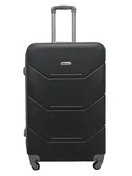 Валіза велика L ABS-пластик Milano bag 147M 76×51×31см 115л Чорний