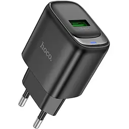МЗП Hoco C140A Smart QC3.0 18W (1USB-A) Black