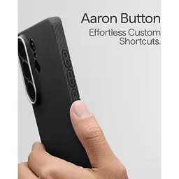 Чохол Pitaka Edge Case Aaron Button 600D Twill для Samsung Galaxy S26 Ultra Black/Grey (KS2601U) - мініатюра 6