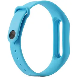 Ремінець Uwatch Replacement Silicone Band For Xiaomi Mi Band 2 Blue - мініатюра 2