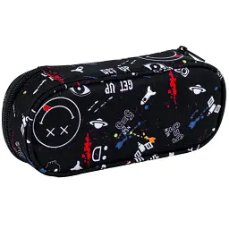 Пенал м'який Kite 22x9.5x6 см чорний (K24-599-10) - мініатюра 2