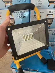 Кемпінговий ліхтар прожектор W805 Led 18650 100W - мініатюра 3
