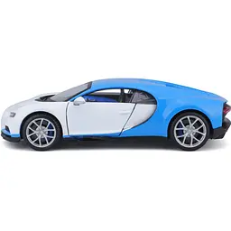 Автомодель Maisto Bugatti Chiron біло-блакитний - тюнін, 1:24 (32509 white/blue) - мініатюра 5