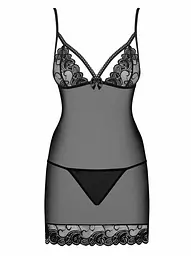Комплект білизни Obsessive Wonderia L/XL (чорний) - мініатюра 5