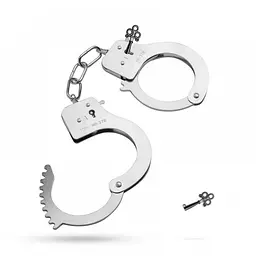 Наручники Easy Toys Metal Cuffs-Silver - мініатюра 2