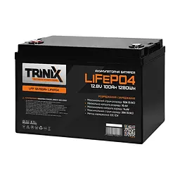 Акумуляторна батарея літій-залізо-фосфатна 12.8В 100А*год Trinix LFP 12V100Ah LiFePO4 (44-00001) - мініатюра 1