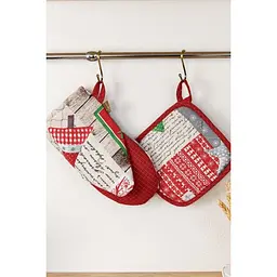 Прихватка Прованс Merry Christmas 20х20 см різнобарвна (31409) - мініатюра 3