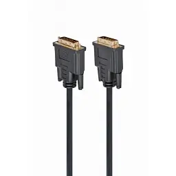 Кабель мультимедійний DVI M to DVI M 3.0m 24+1pin Cablexpert (CC-DVI2-BK-10)