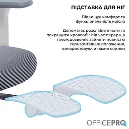 Офісне крісло OfficePro Skyline OC750-W-DG-DG (OC750-W-DG-DG) - мініатюра 13