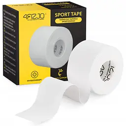 Стрічка (тейп) для пальців 4FIZJO Sport Tape 3.8 см x 9.1 м жорстка White (P-5905973400831)