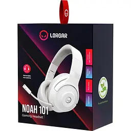 Ігрова гарнітура Lorgar Noah 101 Gaming White (LRG-GHS101W) - мініатюра 7