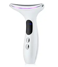Масажер мікрострумовий для шиї та обличчя No Brand Neck Beauty Device Білий (2288327480)