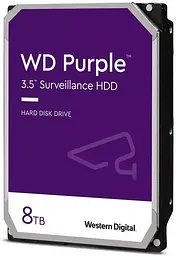 Жорсткий диск 8TB 3.5 5640 256MB SATA Purple Surveillance WD teh0013535