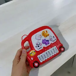 Дитяче піаніно "Автобус" (червоний) CY (254650) - мініатюра 2