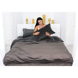 Постільна білизна MirSon Велюр Winter Frost 28-0005 + 28-0003 Anemone Velvet 175х210 (2200004009032) - мініатюра 2