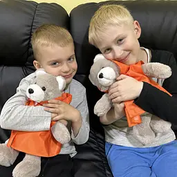 Іграшка м'яка Масік Ведмедик пухнастий у жовтогарячому плащі (МС 080501-05) - мініатюра 3