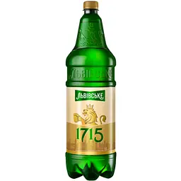Пиво Львівське 1715 світле 4.5% 1.8 л