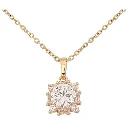 Пiдвiска XUPING на ланцюжку Позолота 14K "Кристальний блиск" 43-53смх1.5мм (311526)